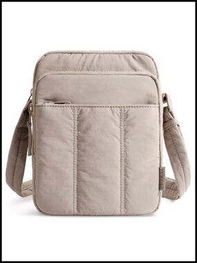 Puffer Crossbody Bag RFID Phone Purse Nylon Travel Handbag